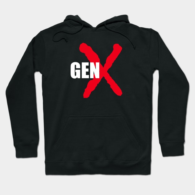 GenX 002 - Red X Hoodie by TheGeekyAgent